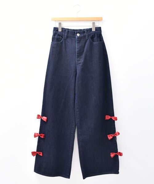 ハローキティ サイドリボンデニム（デニムパンツ）｜MAJESTIC LEGON