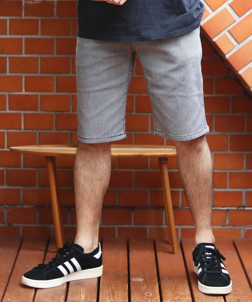 ８(eight)（エイト）の「総柄カツラギチェックショートパンツ（その他パンツ・メンズ・ブルー系その他/ブラック系その他/グレー系その他/グレー系その他2/ホワイト系その他・XX-LARGE/X-LARGE/MEDIUM/SMALL/LARGE）」の4枚目の写真