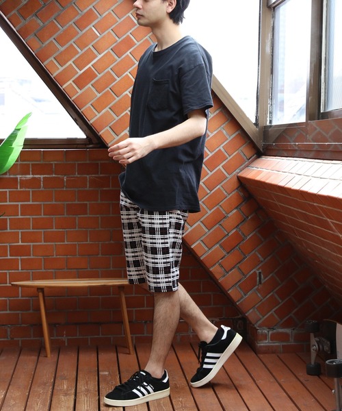 ８(eight)（エイト）の「総柄カツラギチェックショートパンツ（その他パンツ・メンズ・ブルー系その他/ブラック系その他/グレー系その他/グレー系その他2/ホワイト系その他・XX-LARGE/X-LARGE/MEDIUM/SMALL/LARGE）」の17枚目の写真