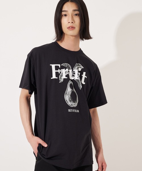 FRUIT OF THE LOOM(フルーツオブザルーム)の「FTL PRINT Tshirt 3 / ユニセックス / ジェンダーレス / 韓国ファッション / 半袖Tシャツ / プリントTシャツ(Tシャツ/カットソー・メンズ・その他4/パープル/その他1/その他2/その他3/グリーン/レッド/イエロー・S/M/L/XL)」の1枚目の写真