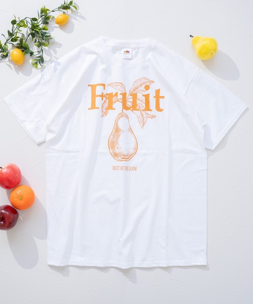 FRUIT OF THE LOOM(フルーツオブザルーム)の「FTL PRINT Tshirt 3 / ユニセックス / ジェンダーレス / 韓国ファッション / 半袖Tシャツ / プリントTシャツ(Tシャツ/カットソー・メンズ・その他4/パープル/その他1/その他2/その他3/グリーン/レッド/イエロー・S/M/L/XL)」の4枚目の写真