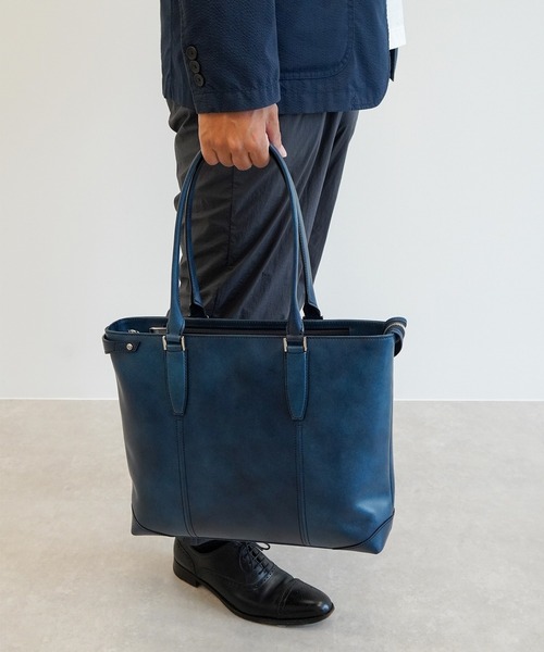 ultima TOKYO(ウルティマトーキョー)の「トートバッグ バート A4サイズ収納 14.0inchPC収納 11L 70115(トートバッグ・メンズ・ブラック/ネイビー・FREE)」の20枚目の写真