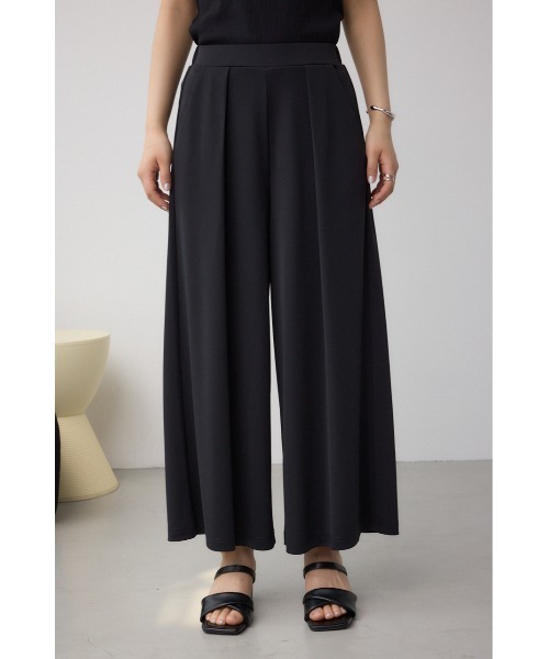 AZUL by moussy(アズールバイマウジー)の「C/Tアイシーフィールタックワイドパンツ(スラックス・レディース・ブラック/ライトベージュ/ブラック系その他・SMALL/MEDIUM)」の7枚目の写真