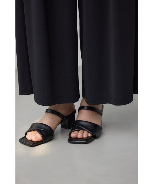 AZUL by moussy(アズールバイマウジー)の「C/Tアイシーフィールタックワイドパンツ(スラックス・レディース・ブラック/ライトベージュ/ブラック系その他・SMALL/MEDIUM)」の13枚目の写真