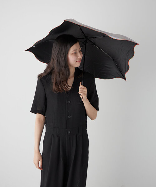 BIRTHDAY BAR（バースデイバー）の「【晴雨兼用 折りたたみ日傘】刺繍アンブレラ（折りたたみ傘・レディース・アイボリー/グレー/バイオレット/ピンク/モカ・0）」の8枚目の写真