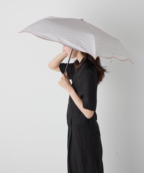 BIRTHDAY BAR（バースデイバー）の「【晴雨兼用 折りたたみ日傘】刺繍アンブレラ（折りたたみ傘・レディース・アイボリー/グレー/バイオレット/ピンク/モカ・0）」の9枚目の写真