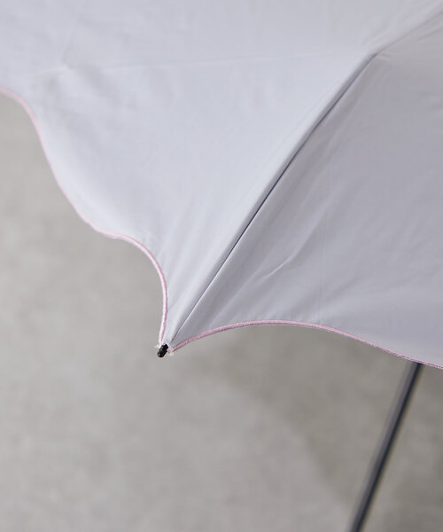 BIRTHDAY BAR（バースデイバー）の「【晴雨兼用 折りたたみ日傘】刺繍アンブレラ（折りたたみ傘・レディース・アイボリー/グレー/バイオレット/ピンク/モカ・0）」の19枚目の写真