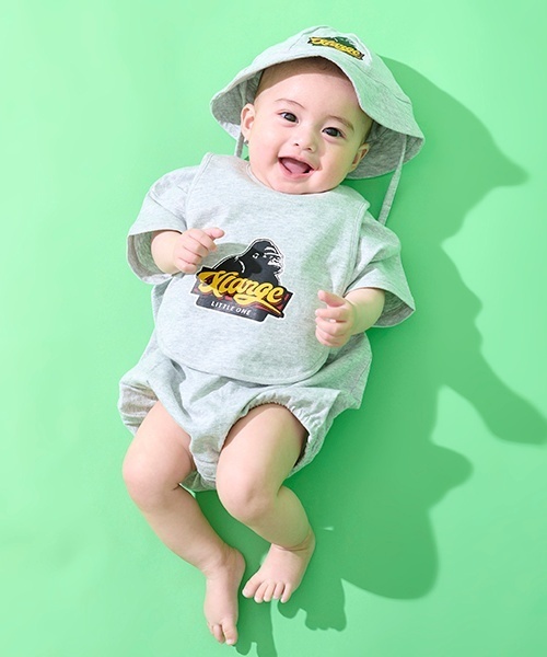 XLARGE KIDS(エクストララージキッズ)の「OGゴリラ&ロゴベビーハット(その他ベビー用品・キッズ・ホワイト/ブラック/トップグレー・44-46cm)」の13枚目の写真