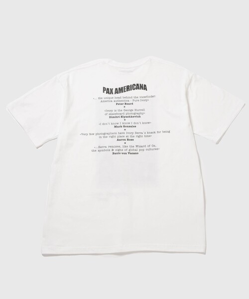 ADAM ET ROPE'（アダムエロペ）の「《別注》【Ivory Serra/アイボリー セラ】Tee - SKATE TOSS（Tシャツ/カットソー・メンズ・ブラック/ホワイト・L/M）」の7枚目の写真