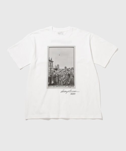 ADAM ET ROPE'（アダムエロペ）の「《別注》【Ivory Serra/アイボリー セラ】Tee - SKATE TOSS（Tシャツ/カットソー・メンズ・ブラック/ホワイト・L/M）」の2枚目の写真