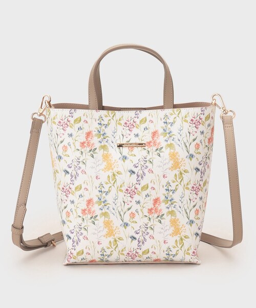 LAURA ASHLEY(ローラアシュレイ)の「エルストンガーデン柄 トートバッグ(トートバッグ・レディース・ピンク系その他/ブルー系その他2/ホワイト系その他・00)」の11枚目の写真