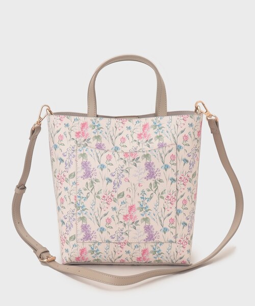 LAURA ASHLEY(ローラアシュレイ)の「エルストンガーデン柄 トートバッグ(トートバッグ・レディース・ピンク系その他/ブルー系その他2/ホワイト系その他・00)」の15枚目の写真
