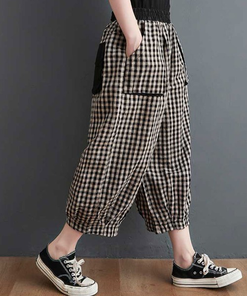 SallyLunn(サリーラン)の「チェックバルーンパンツ(その他パンツ・レディース・ホワイト系2/ホワイト系1・FREE)」の7枚目の写真