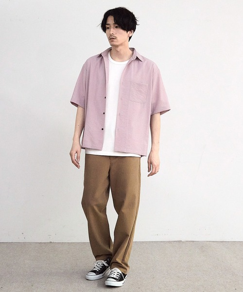 RATTLE TRAP（ラトルトラップ）の「ヘアラインストライプ半袖シャツ（シャツ/ブラウス・メンズ・レッド/ブルー・M/L）」の3枚目の写真