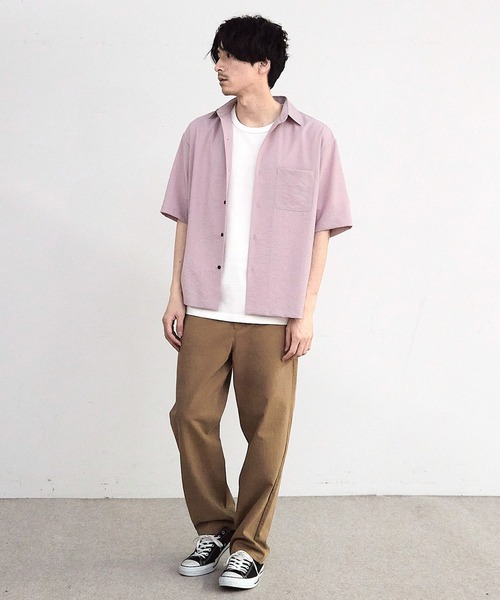 RATTLE TRAP（ラトルトラップ）の「ヘアラインストライプ半袖シャツ（シャツ/ブラウス・メンズ・レッド/ブルー・M/L）」の4枚目の写真
