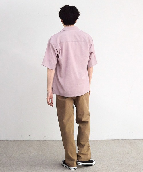 RATTLE TRAP（ラトルトラップ）の「ヘアラインストライプ半袖シャツ（シャツ/ブラウス・メンズ・レッド/ブルー・M/L）」の6枚目の写真