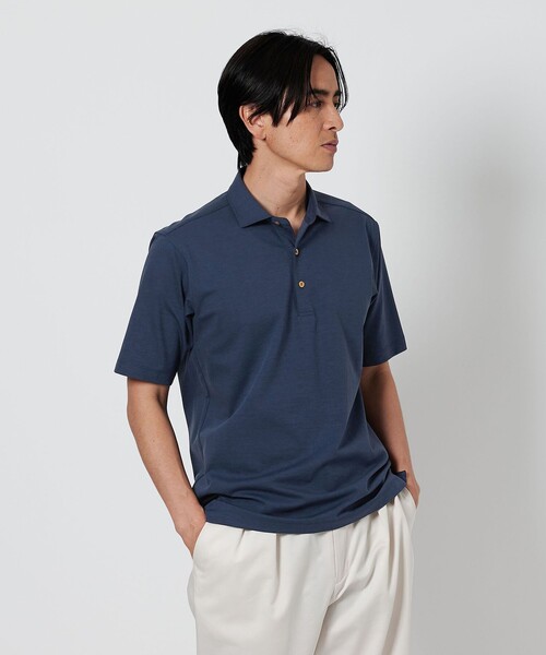 H BEAUTY & YOUTH コットンハイゲージポロシャツ美品Mサイズ 23SS】H BEAUTY&YOUTH ガスコットンハイゲージポロシャツ - メルカリ