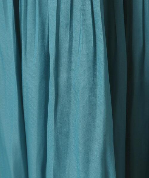 ITS'DEMO（イッツデモ）の「◆【手洗い可／ウエストゴム】サテンプリーツスカート（スカート・レディース・ベージュ/ピンク系/グリーン/アイボリー・00）」の12枚目の写真