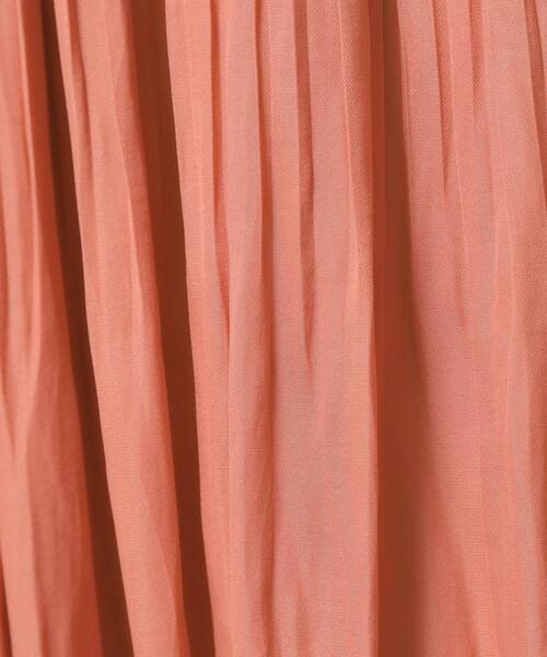 ITS'DEMO（イッツデモ）の「◆【手洗い可／ウエストゴム】サテンプリーツスカート（スカート・レディース・ベージュ/ピンク系/グリーン/アイボリー・00）」の20枚目の写真
