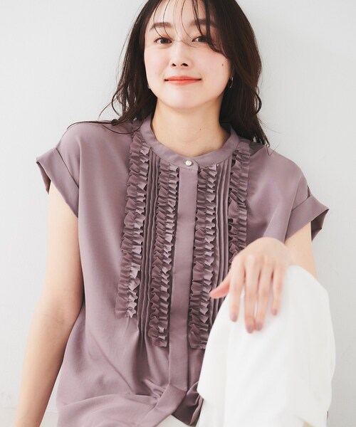 eriutsugi フリルシャツ　新品・未使用品 THE KEIJI / IJIIT&Co. ONLINE STORE/商品詳細 WASHABLE