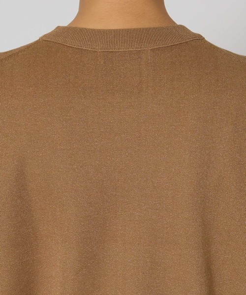 BABYLONE（バビロン）の「シャイニー5分袖プルオーバー（Tシャツ/カットソー・レディース・ブラック/ベージュ/サックスブルー・フリー）」の17枚目の写真