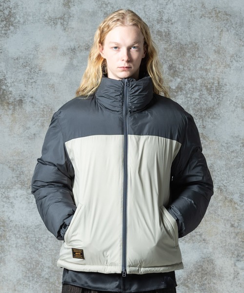 glamb（グラム）の「Monolith Down Jacket / モノリスダウンジャケット（ダウンジャケット/コート・メンズ・ブラック/グレー・S/M/L）」の2枚目の写真