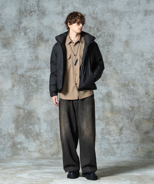 glamb（グラム）の「Monolith Down Jacket / モノリスダウンジャケット（ダウンジャケット/コート・メンズ・ブラック/グレー・S/M/L）」の8枚目の写真