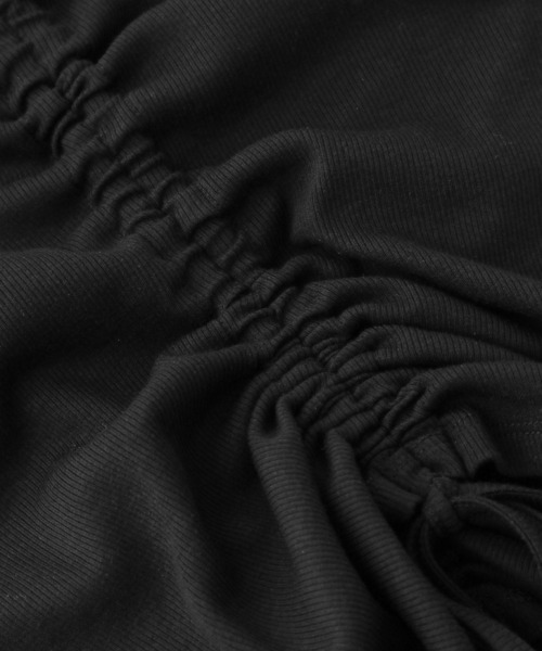 Heather(ヘザー)の「サイドドロストカットTEE 497305(Tシャツ/カットソー・レディース・ホワイト/ブラック/グレー・FREE)」の5枚目の写真