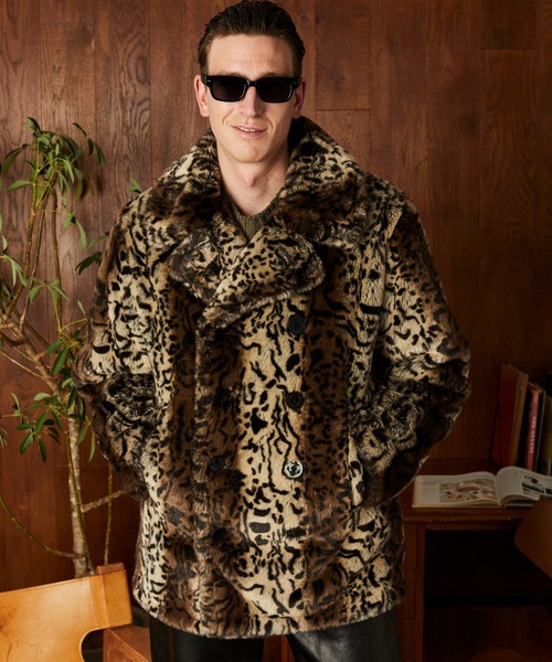 schott(Vbg)Schott/Vbg/LEOPARD FUR PEACOAT/Ip[h t@[s[R[g(s[R[g)