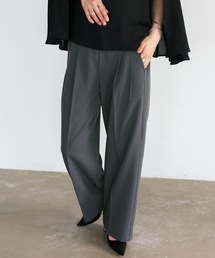 No Rule No Line | センタープレスタックストレートパンツ(スラックス)