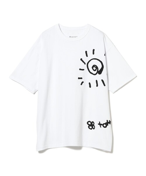 BEAMS T（ビームスティー）の「Kazuma Ogata × し / Sunday Sculpture T-shirt（Tシャツ/カットソー・メンズ・ホワイト・L/M/S/XL）」の4枚目の写真