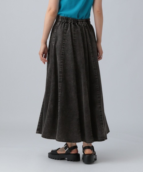 LEPSIM（レプシィム）の「14パネルデニムスカート　290493（スカート・レディース・チャコールグレー/ネイビー・FREE）」の14枚目の写真