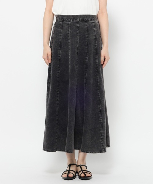 LEPSIM（レプシィム）の「14パネルデニムスカート　290493（スカート・レディース・チャコールグレー/ネイビー・FREE）」の5枚目の写真