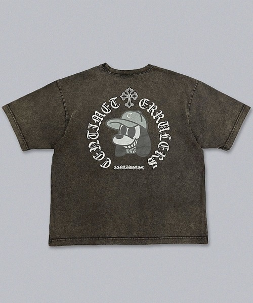centimeter(センチメーター)の「Cross ruler powder tee(Tシャツ/カットソー・メンズ・ピンク/スミクロ・X-LARGE/LARGE/MEDIUM)」の2枚目の写真