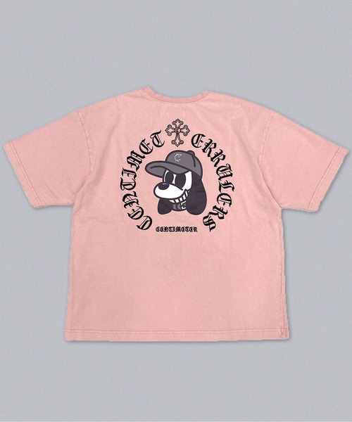 centimeter(センチメーター)の「Cross ruler powder tee(Tシャツ/カットソー・メンズ・ピンク/スミクロ・X-LARGE/LARGE/MEDIUM)」の1枚目の写真