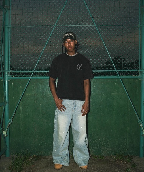 centimeter(センチメーター)の「Cross ruler powder tee(Tシャツ/カットソー・メンズ・ピンク/スミクロ・X-LARGE/LARGE/MEDIUM)」の10枚目の写真