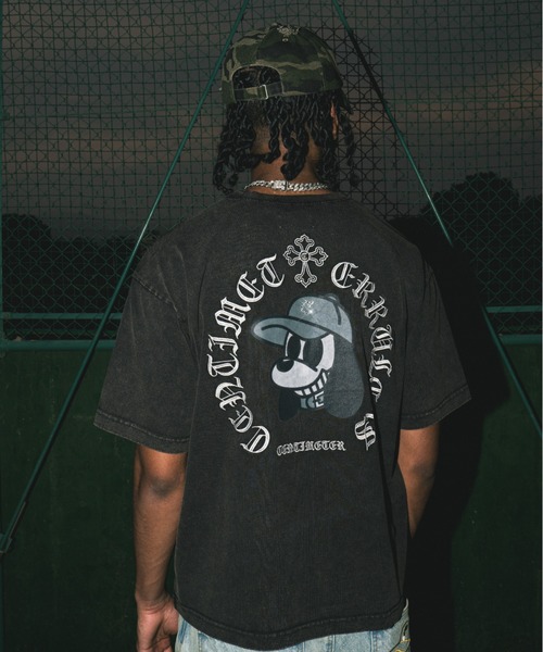 centimeter(センチメーター)の「Cross ruler powder tee(Tシャツ/カットソー・メンズ・ピンク/スミクロ・X-LARGE/LARGE/MEDIUM)」の13枚目の写真