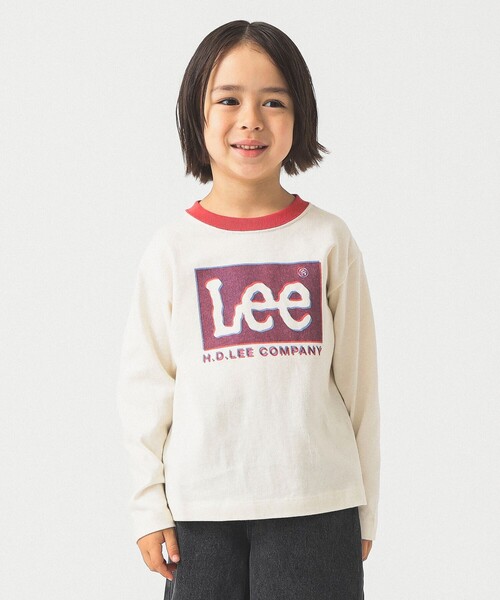 B:MING by BEAMS（ビーミングバイビームス）の「【別注】Lee / リンガー ロングスリーブ Tシャツ 2025FW（110～150cm）（Tシャツ/カットソー・キッズ・ホワイト系その他5/イエロー・120/110/150/140/130）」の3枚目の写真