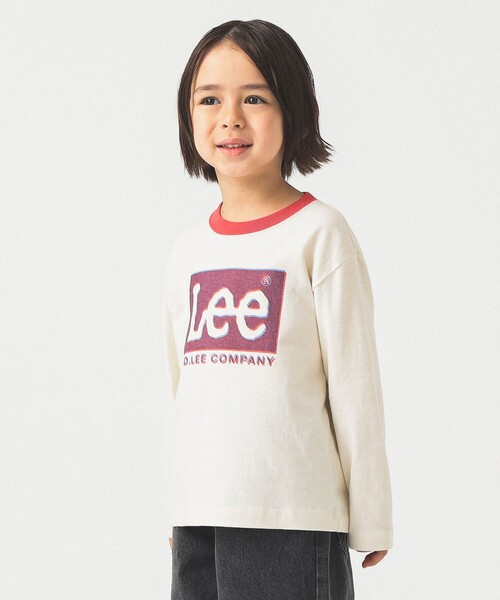 B:MING by BEAMS（ビーミングバイビームス）の「【別注】Lee / リンガー ロングスリーブ Tシャツ 2025FW（110～150cm）（Tシャツ/カットソー・キッズ・ホワイト系その他5/イエロー・120/110/150/140/130）」の5枚目の写真