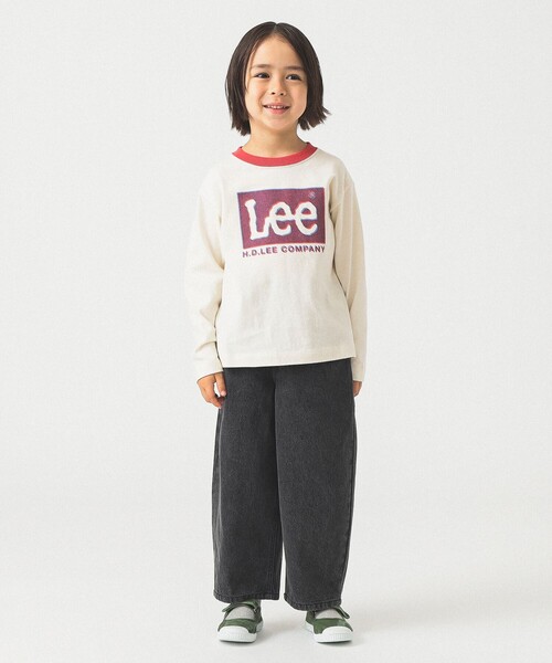 B:MING by BEAMS（ビーミングバイビームス）の「【別注】Lee / リンガー ロングスリーブ Tシャツ 2025FW（110～150cm）（Tシャツ/カットソー・キッズ・ホワイト系その他5/イエロー・120/110/150/140/130）」の7枚目の写真