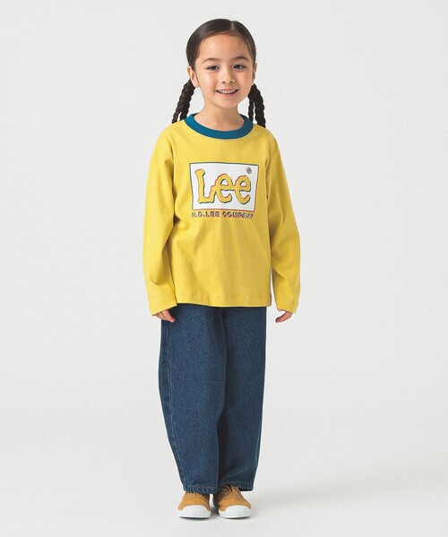 B:MING by BEAMS（ビーミングバイビームス）の「【別注】Lee / リンガー ロングスリーブ Tシャツ 2025FW（110～150cm）（Tシャツ/カットソー・キッズ・ホワイト系その他5/イエロー・120/110/150/140/130）」の11枚目の写真