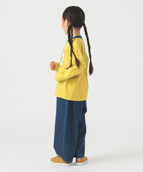 B:MING by BEAMS（ビーミングバイビームス）の「【別注】Lee / リンガー ロングスリーブ Tシャツ 2025FW（110～150cm）（Tシャツ/カットソー・キッズ・ホワイト系その他5/イエロー・120/110/150/140/130）」の13枚目の写真