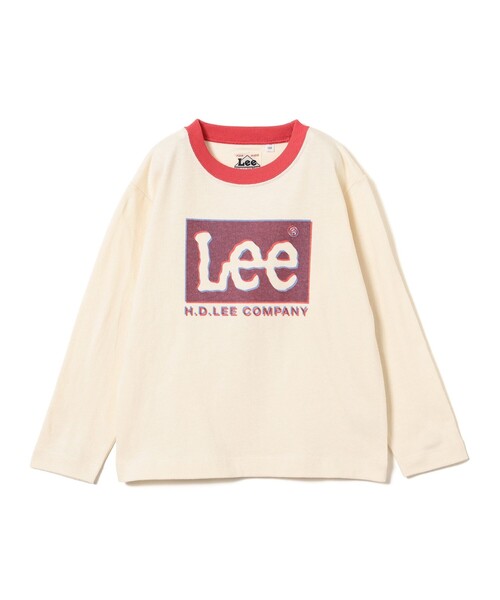 B:MING by BEAMS（ビーミングバイビームス）の「【別注】Lee / リンガー ロングスリーブ Tシャツ 2025FW（110～150cm）（Tシャツ/カットソー・キッズ・ホワイト系その他5/イエロー・120/110/150/140/130）」の16枚目の写真