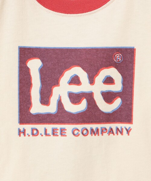 B:MING by BEAMS（ビーミングバイビームス）の「【別注】Lee / リンガー ロングスリーブ Tシャツ 2025FW（110～150cm）（Tシャツ/カットソー・キッズ・ホワイト系その他5/イエロー・120/110/150/140/130）」の19枚目の写真