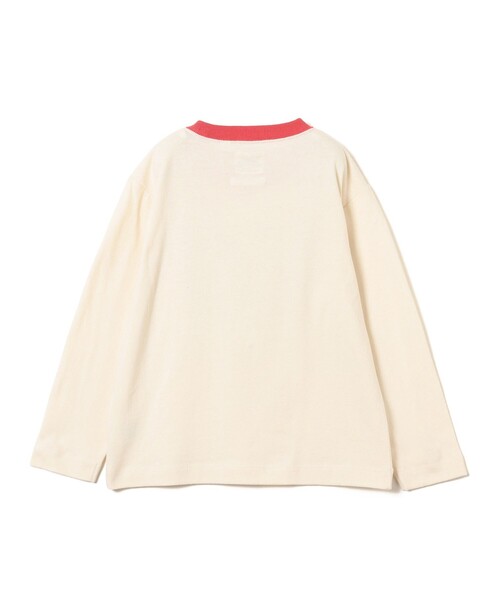 B:MING by BEAMS（ビーミングバイビームス）の「【別注】Lee / リンガー ロングスリーブ Tシャツ 2025FW（110～150cm）（Tシャツ/カットソー・キッズ・ホワイト系その他5/イエロー・120/110/150/140/130）」の20枚目の写真