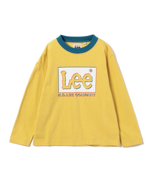 B:MING by BEAMS（ビーミングバイビームス）の「【別注】Lee / リンガー ロングスリーブ Tシャツ 2025FW（110～150cm）（Tシャツ/カットソー・キッズ・ホワイト系その他5/イエロー・120/110/150/140/130）」の21枚目の写真
