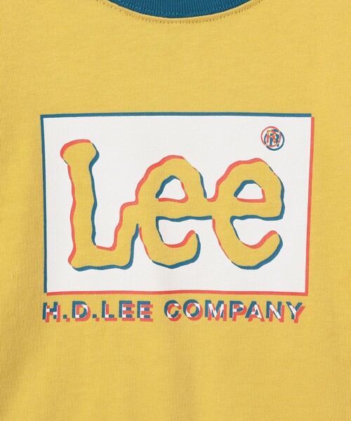 B:MING by BEAMS（ビーミングバイビームス）の「【別注】Lee / リンガー ロングスリーブ Tシャツ 2025FW（110～150cm）（Tシャツ/カットソー・キッズ・ホワイト系その他5/イエロー・120/110/150/140/130）」の22枚目の写真