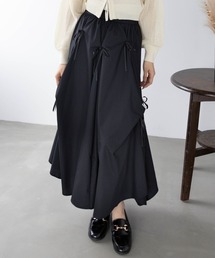 clear | タックリボンコットンスカート[バレエコア ガーリー]≪SS新作≫(スカート)