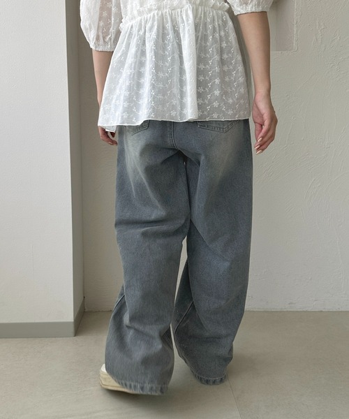 ジュール ピュア コットン デニム パンツ・JOUR 9186035206001-b-jour.jpg