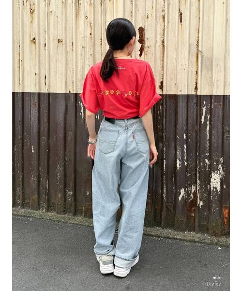 Ungrid（アングリッド）の「スティッチデザインプリントTee（Tシャツ/カットソー・レディース・ベージュ/ブラック/レッド・FREE）」の14枚目の写真